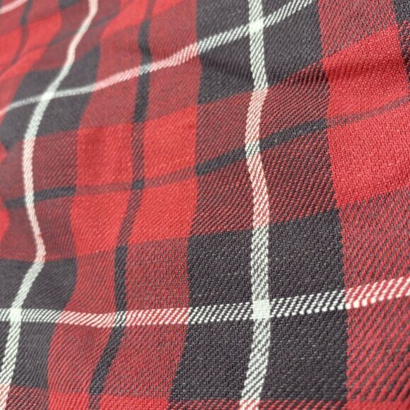 Pottery Barn Danielle Landon Plaid Christmas Holiday Xmas Stocking Red Black - Picture 6 of 12